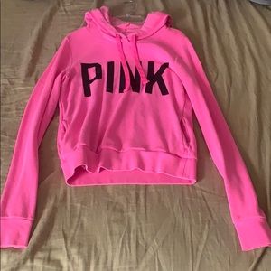 Pink hoodie